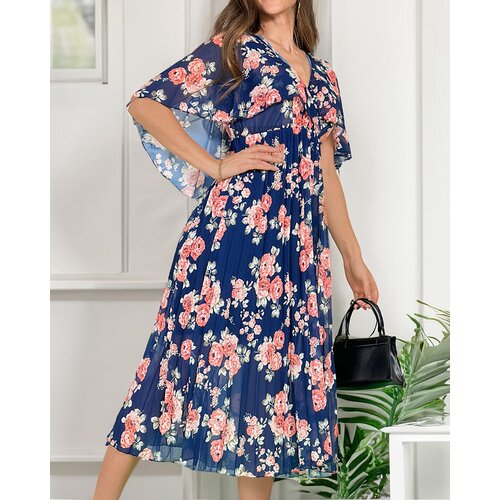 Resti Women's pleated floral midi dress Cijene