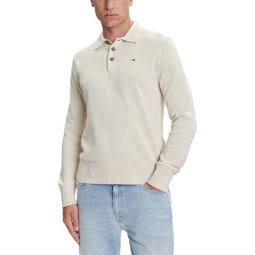 Tommy Hilfiger Polo majice dolgi rokavi TJM SLIM ESSENTIAL P DM0DM20304 Bež Slike