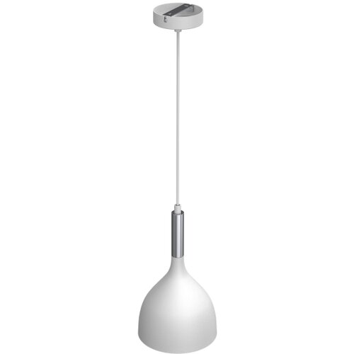  Luster na sajli NOAK 1xE27/15W/230V bela/hrom Slike