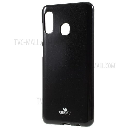  Gumijasti / gel etui Mercury Jelly Case za Samsung Galaxy A30 / A20 - črni Slike