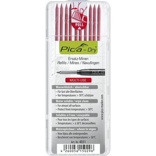 Pica - Marker zamenska mina za Dry olovku crvena set 10/1 PC4031 Cene