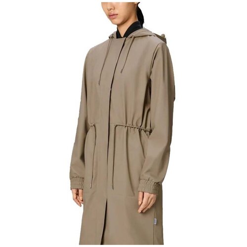 Rains Vetrovke STRING W PARKA W3 Bež Slike