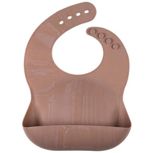Eeveve&amp;reg; silikonski slinček marble powder blush Slike