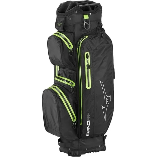 Mizuno BR-DRI 25 Black/Green Golf torba Cart Bag