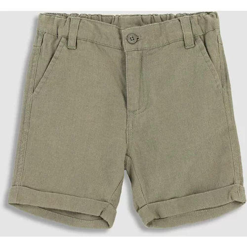 Coccodrillo Kratke hlače s lanom boja: zelena