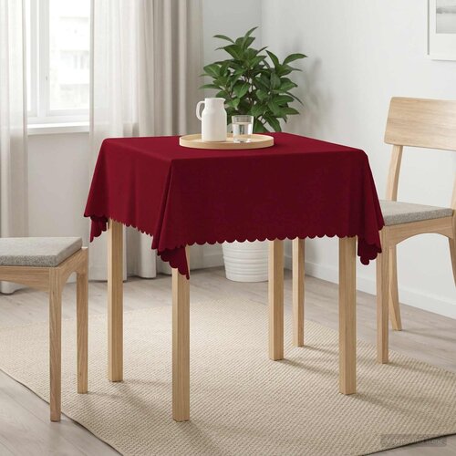  Tkanina za stol 5 kom. Pravokutni Vinska crvena 140 x 140 cm Cijene