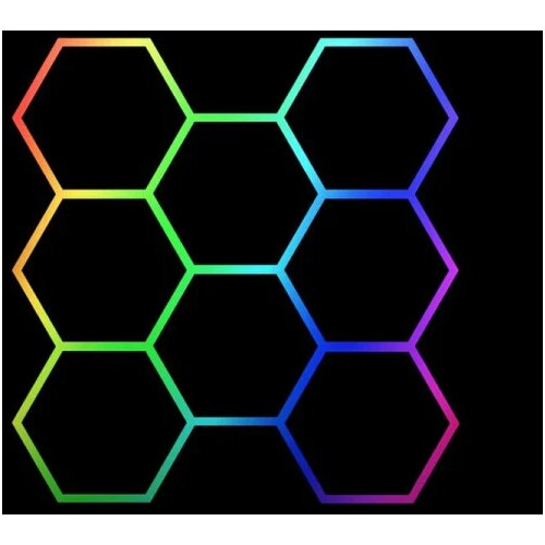  Hexagon LED tube 8 heads RGB 12V 410mm 35pcs Cene