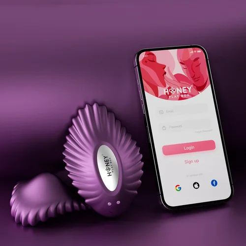 HoneyPlayBox Pearl App-Controlled Magnetic Panty Vibrator Purple