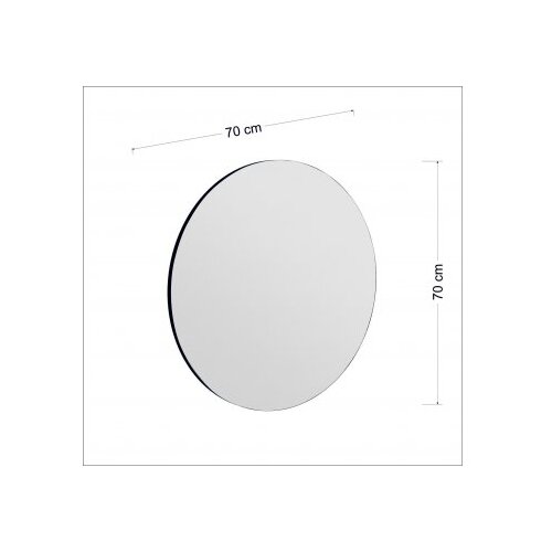 Hanah home ogledalo Zeos, 70x70cm Slike
