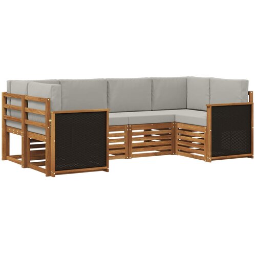 vidaXL Kotna sedežna garnitura z blazino 5 pcs, (5000283289) Cene
