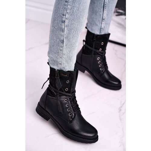 Kesi Women&amp;#039;s Ankle Boots - Black Perfecto Slike