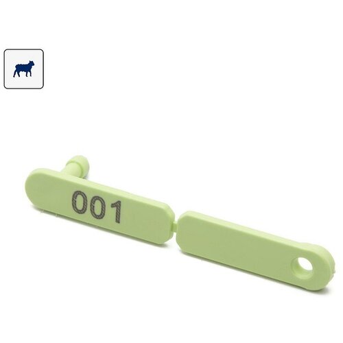 Ukal U&scaron;ne markice tag numerisane 1-100 30x10mm zelene Cene