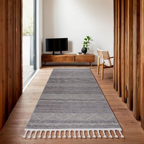 Conceptum Hypnose Meridyen 4806 - Grey Grey Hall Carpet (100 x 300) Cene