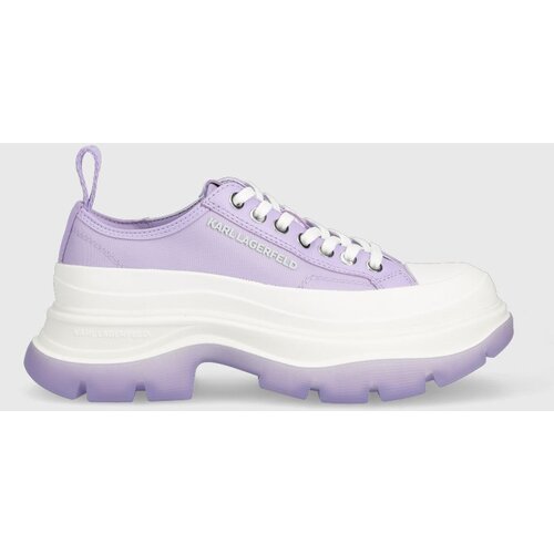 Karl Lagerfeld Teniske KL42921N LUNA vijolična barva Slike