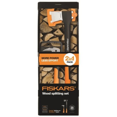 Fiskars sekira cepilka X21 L + cepin XA2 (1025438) Cene