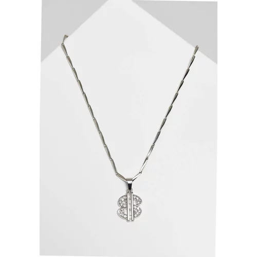 Urban Classics Accessoires Small Silver Dollar Necklace