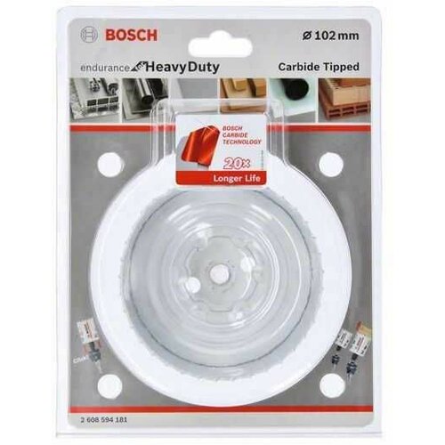 Bosch kruna za bušenje od 102 mm endurance for heavy duty carbide 2608594181 Slike