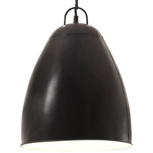 vidaXL Industrijska viseča svetilka 25 W črna okrogla 32 cm E27 Cene