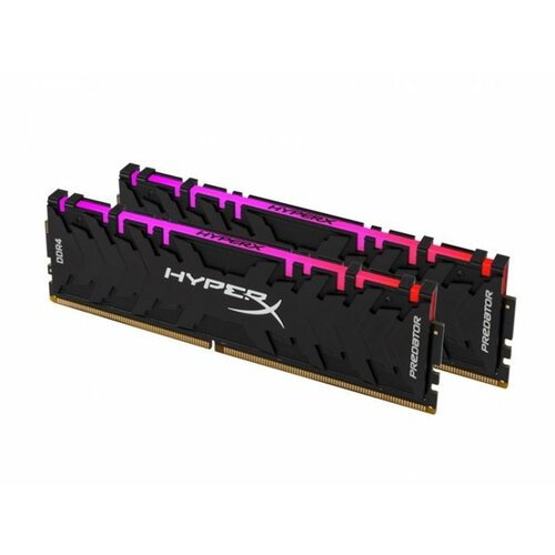 Kingston DIMM DDR4 16GB (2x8GB kit) 3600MHz HX436C17PB3AK2/16 HyperX XMP Predator RGB ram memorija Slike