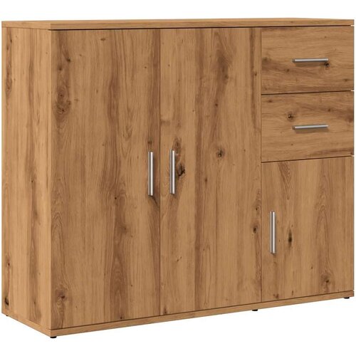 VidaXL Komoda boja hrasta artisan 91x29,5x75 cm konstruirano drvo Slike