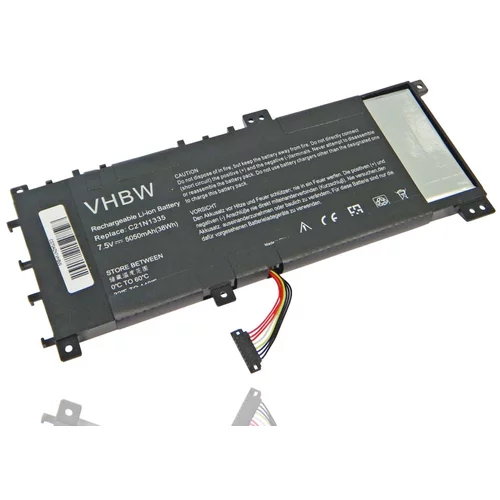 VHBW Baterija za Asus VivoBook S451, 5050 mAh