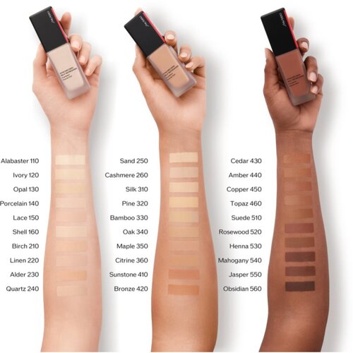 Shiseido Synchro Skin Self-Refreshing Foundation Advanced dolgoobstojen tekoči puder SPF 30 odtenek 420 Bronze 30 ml Slike