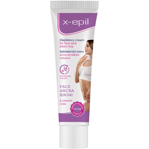X EPIL krema za uklanjanje dlačica za lice/bikini zonu (40 ml) Slike