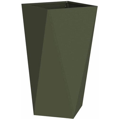  Sadilica 2 pcs Maslinasto zelena 40 x 40 x 75 cm Čelik Slike
