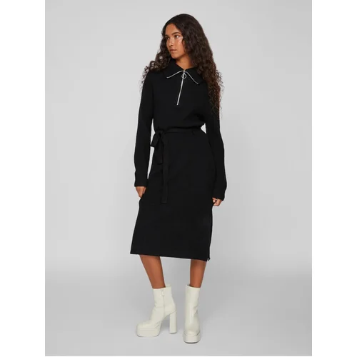 Vila Black women's sweater dress Viril - Women