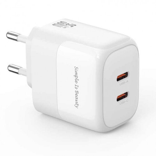 XO Adapter -L140, 35W, GaN, 2xType-C, Beli Slike