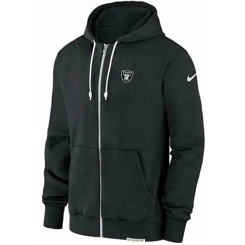 Nike Las Vegas Raiders Dri-FIT 2023 Sideline Player zip majica sa kapuljačom