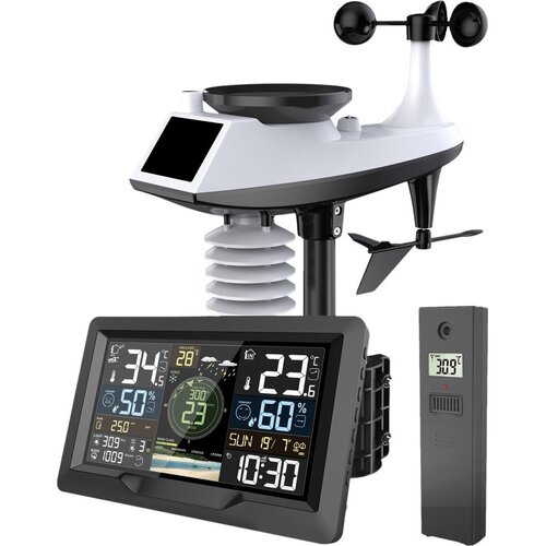 solight TE91WiFi - Profesionalna meteorolo&scaron;ka stanica sa LCD ekranom u boji 2xAA Wi-Fi Tuya Cene