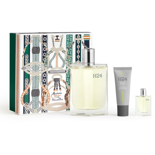 Hermes H24 Fantaisie d'Etriers Set toaletna voda 100 ml + toaletna voda 5 ml + vlažilna krema za obraz 20 ml za moške Cene