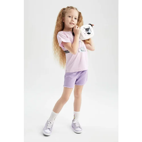 Defacto Girl Mom Fit Side Pocket Mini Short