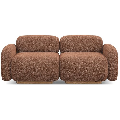 Makamii Narančasta/smeđa sofa 190 cm Ailani – Cijene