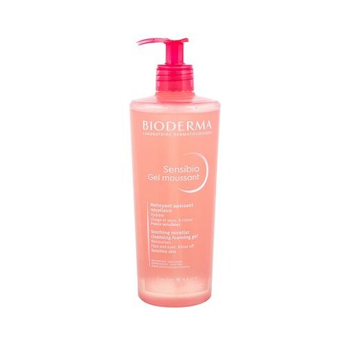 Bioderma sensibio soothing micellar umirujući gel za či&amp;scaron;ćenje osjetljive kože 500 ml za žene Slike
