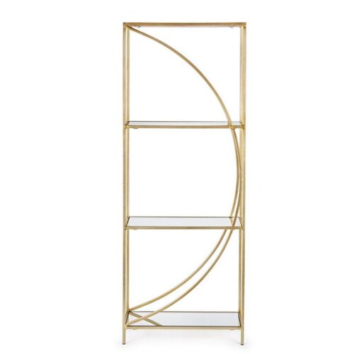 BIZZOTTO Željezna biblioteka u zlatnoj boji 56x151,5x25 cm Elenor &ndash; Cijene