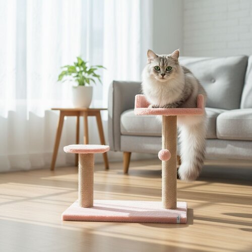 Paws & Whiskers grebalica za mačke tiana, roze Cene