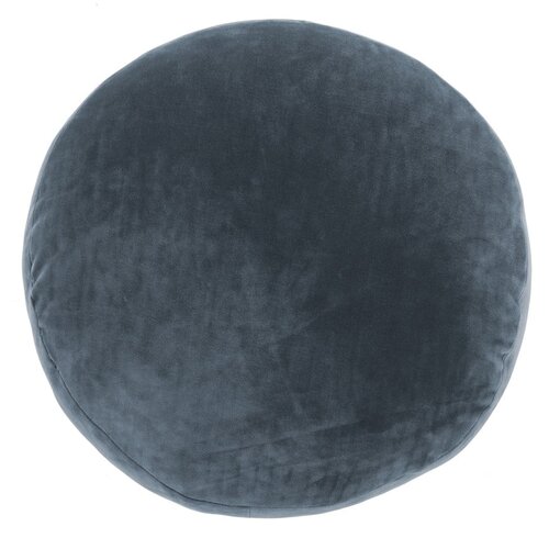 Tiseco Home Studio Temno moder okrasni vzglavnik iz mikrovlaken Marshmallow, ø 40 cm Cene