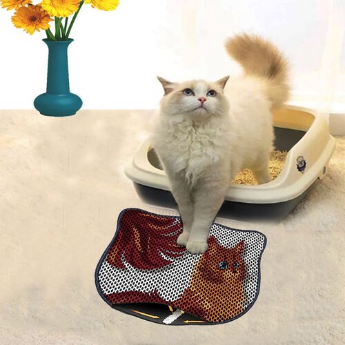 WALLXPERT Kdkafa0093 multicolor cat litter mat Cene