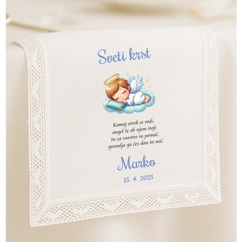  KRSTNI PRTIČEK s križcem in pentljico KRSPRT 18 Cene