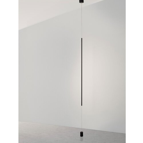 Nova Luce Mat crna LED stojeća svjetiljka aluminijska (visina 300 cm) Elettra &amp;ndash; Slike
