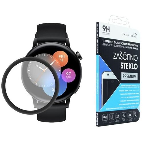 Chameleon Zaščitno steklo za pametno uro Huawei Watch GT3, 42 mm, Premium Cene