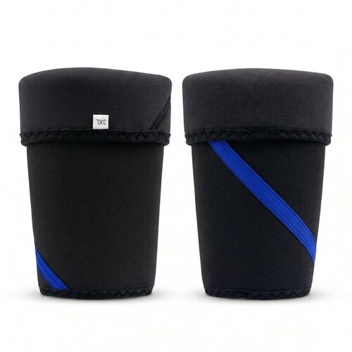 PowerFit &amp;trade; | Premium Steznici za Kolena - Powerlifting Slivovi 7mm Slike