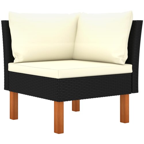 The Living Store Kutna sofa od poliratana i masivnog drva eukaliptusa Slike