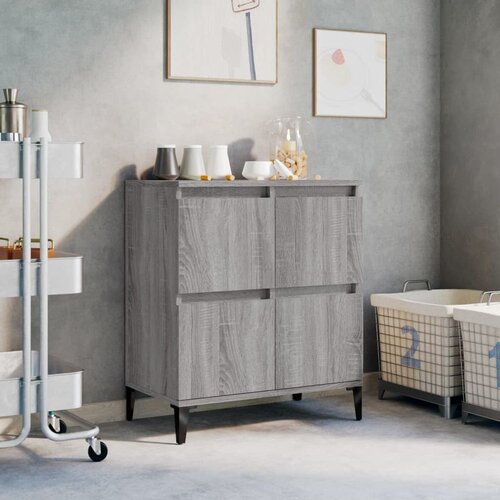  Komoda siva sonoma 60x35x70 cm inženirski les Cene