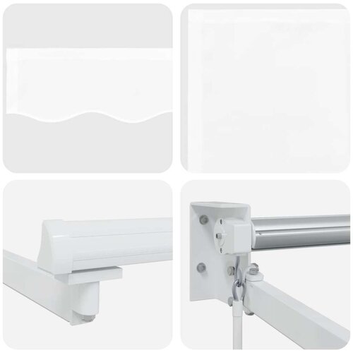  zlačivna tenda s LED diodama Bijeli 3 5 x 2 5 m - Bijeli Bijeli 3 5 x 2 5 m Slike