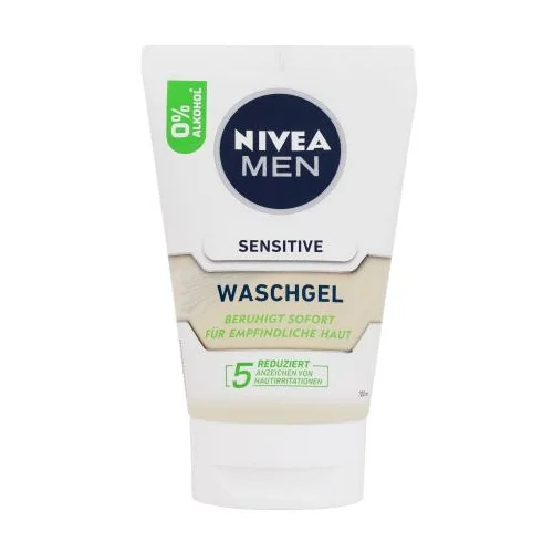 Nivea Men Sensitive Face Wash čistilni gel 100 ml za moške