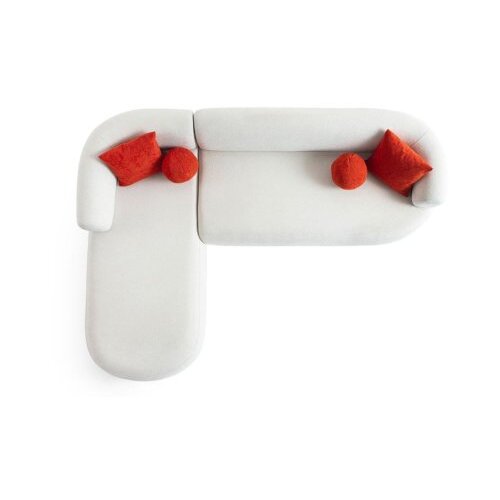 Atelier Del Sofa ugaona garnitura roma left white Slike