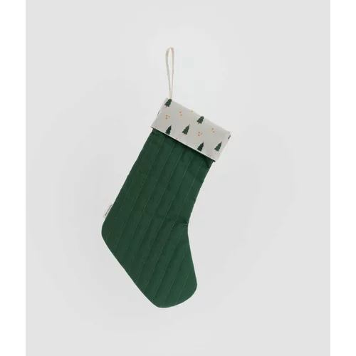 Reserved božična nogavica - zelena